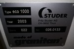 Studer - Eco 1000