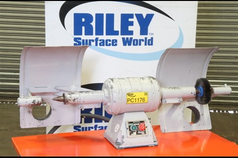 _Unknown / Other - Twin Head Double Ended Bench Mounted Polishing Lat