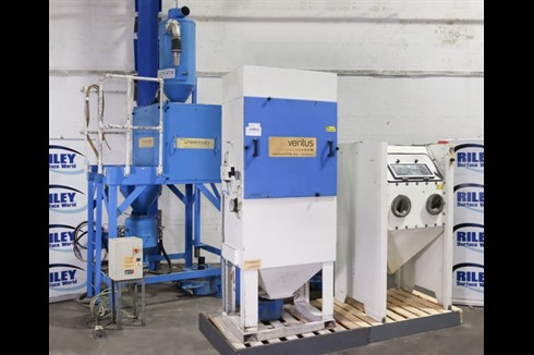 Wheelabrator Abrasive Developments - Ventus 92 PR Pressure Fed Shot Blasting Cabinet