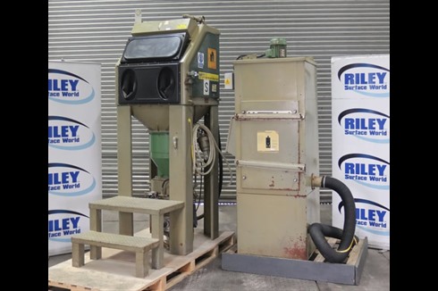 Wheelabrator Abrasive Developments - Nova PB 80 Pressure Fed Shotblast Cabinet with Dus