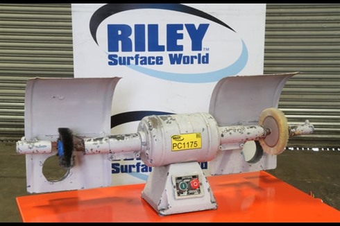 _Unknown / Other - Twin Head Double Ended Bench Mounted Polishing Lat