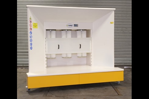 Romer PP - KPO-3 Open Face Powder Coating Booth