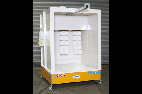 Romer PP - Closed Face Powder Coating Booth Range