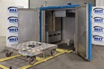 Airflow - 300°C Air Circulated Box Oven with Track Trolley L