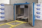 Airflow - 300°C Air Circulated Box Oven with Track Trolley L