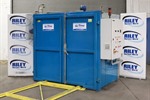 Airflow - 300°C Air Circulated Box Oven with Track Trolley L