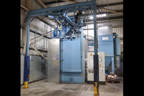 Wheelabrator Abrasive Developments - HB 12/20 Hook Spinner Shotblaster
