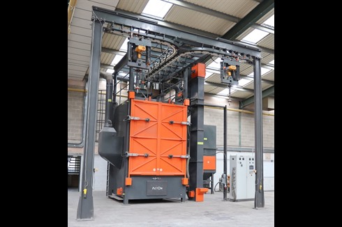 Acton - ASHB 25X20 Spinner Hanger Shot Blasting Machine (Y