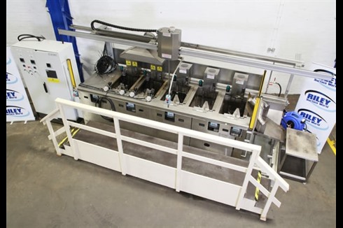 Amsonic - PLC Controlled, 5 Stage Semi-Auto Aqueous Cleaning