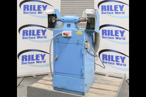 RJH Engineering Ltd - Single Speed, Twin Head Polishing Lathe and Extrac