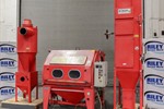 Rosler - Rotary Table Semi Auto Blast Cabinet With Full Rec